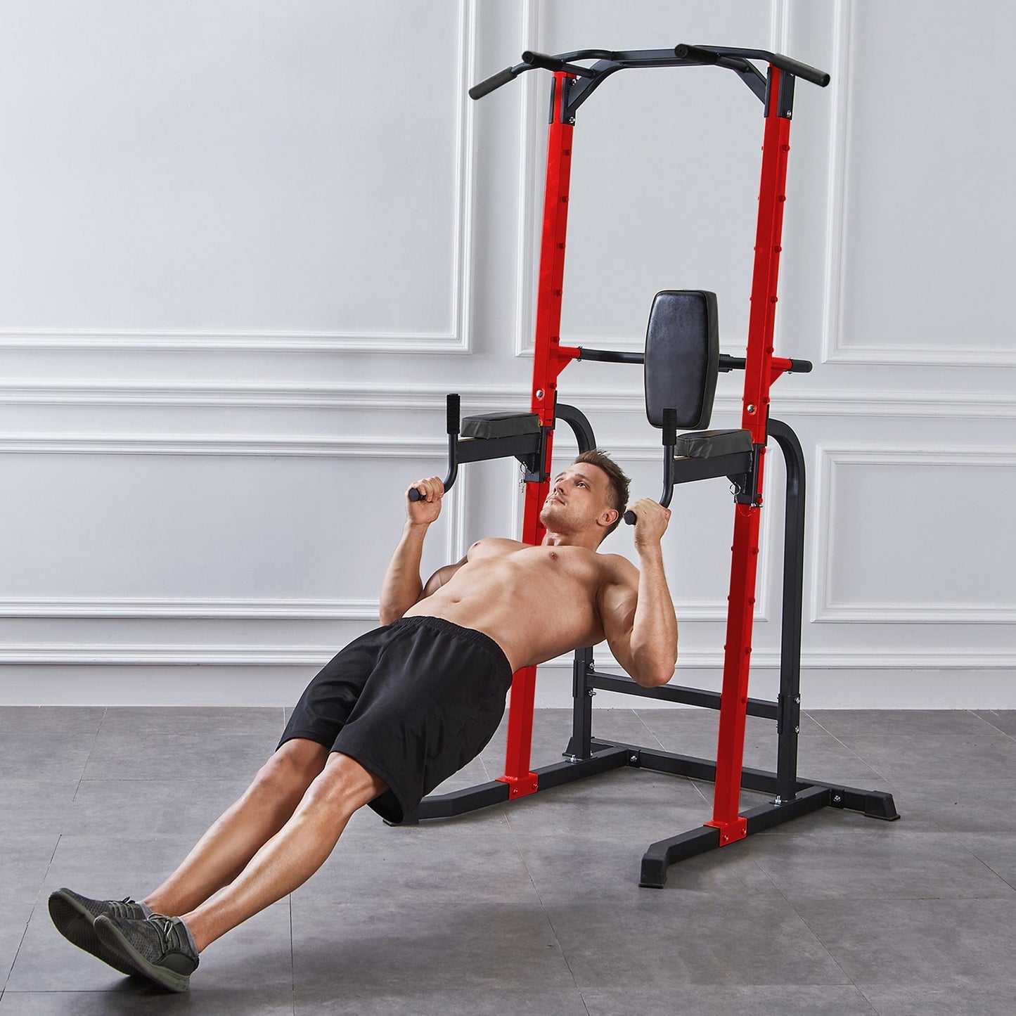 Tour de musculation multifonctionnelle Ainfox Power Tower pour entraînement à domicile