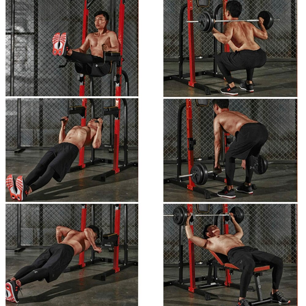 Tour de musculation multifonctionnelle Ainfox Power Tower pour entraînement à domicile