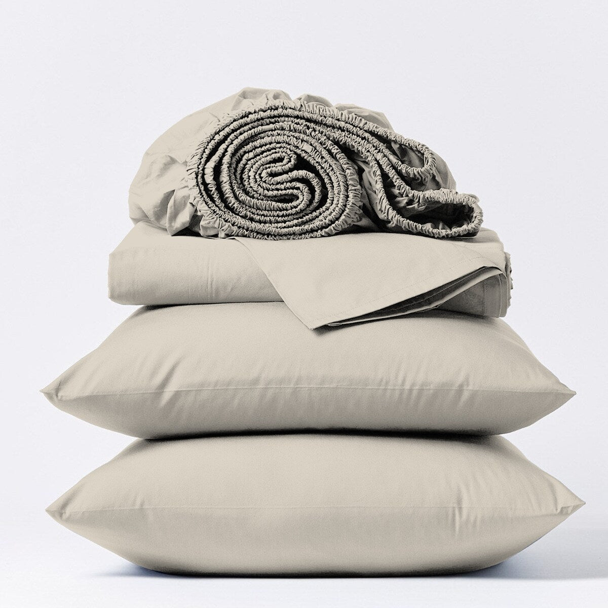 Jeu de draps en coton égyptien de luxe Aireolux, ultra-doux et soyeux, 1000 fils.