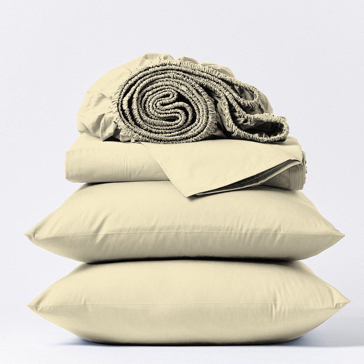 Jeu de draps en coton égyptien de luxe Aireolux, ultra-doux et soyeux, 1000 fils.