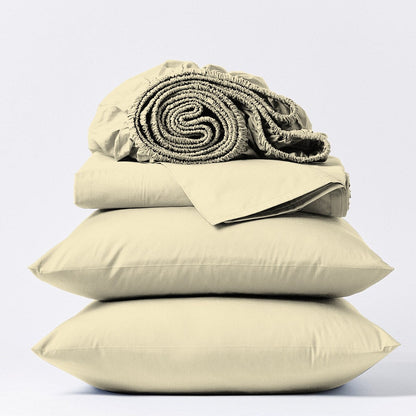 Jeu de draps en coton égyptien de luxe Aireolux, ultra-doux et soyeux, 1000 fils.