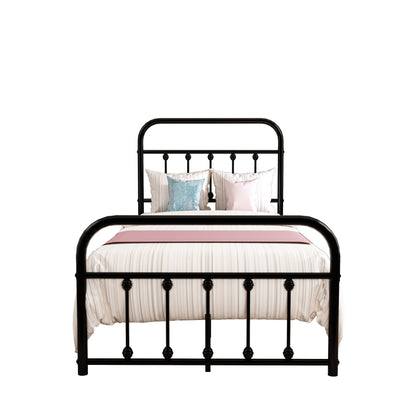 Cadre de lit plateforme en métal simple et vintage, facile à assembler, de Alazyhome