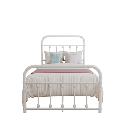 Cadre de lit plateforme en métal simple et vintage, facile à assembler, de Alazyhome