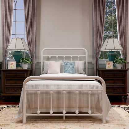 Cadre de lit plateforme en métal simple et vintage, facile à assembler, de Alazyhome