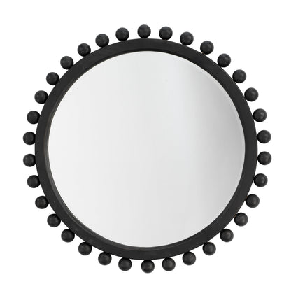 Miroir rond en bois Orion d'Alden Décor, naturel