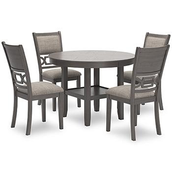 Table à manger Wrenning et 4 chaises (ensemble de 5)