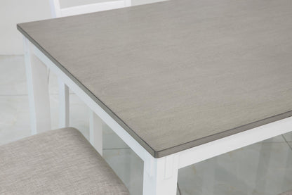 Table à manger et chaises Stonehollow avec banc (ensemble de 6)