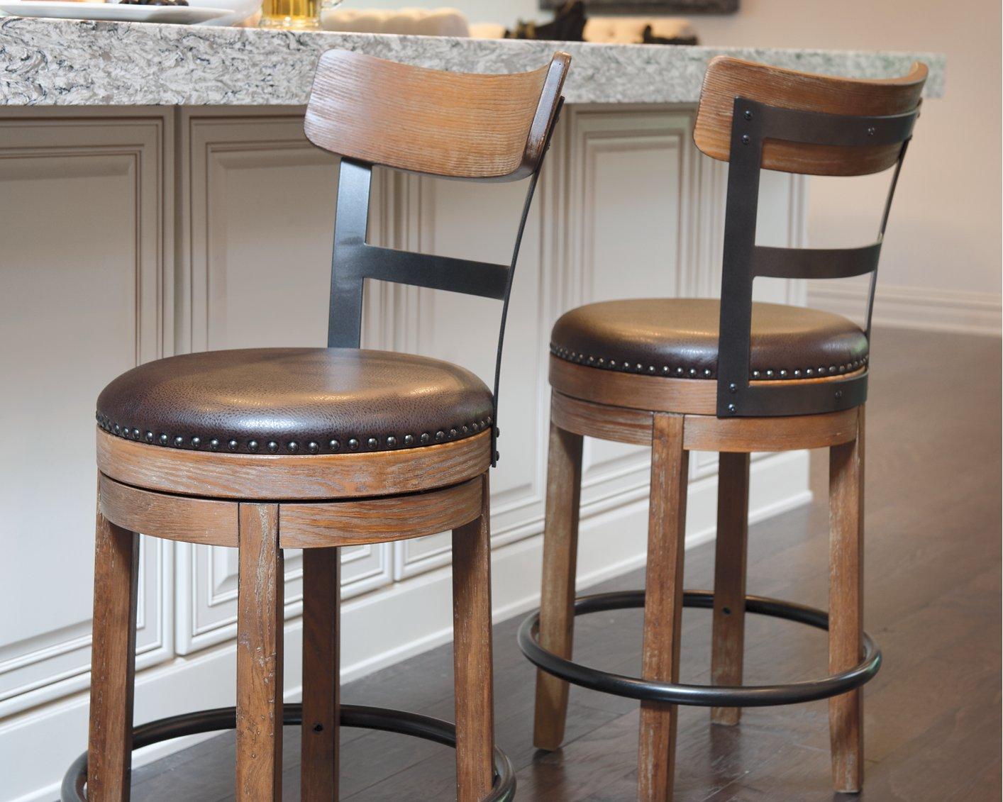 Tabouret de bar à hauteur de comptoir Pinnadel