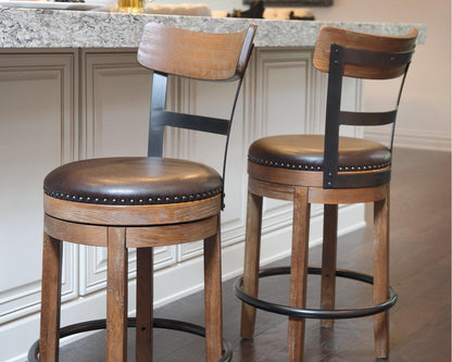 Tabouret de bar à hauteur de comptoir Pinnadel