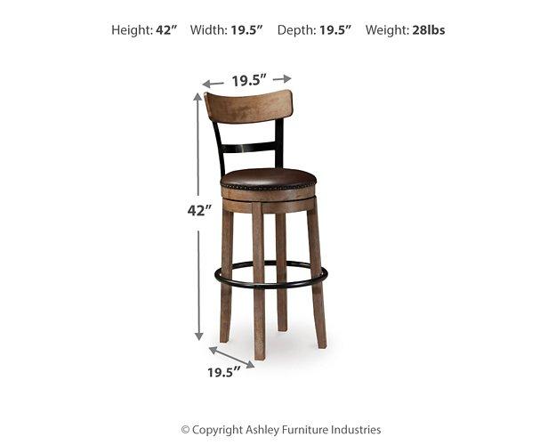 Tabouret de bar à hauteur de comptoir Pinnadel