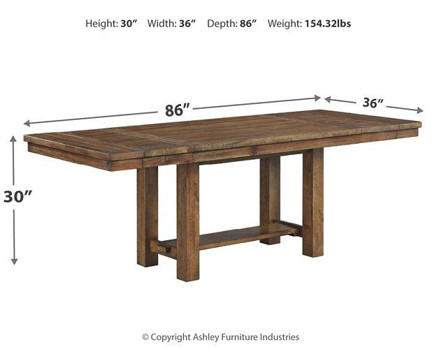 Table de salle à manger extensible Moriville