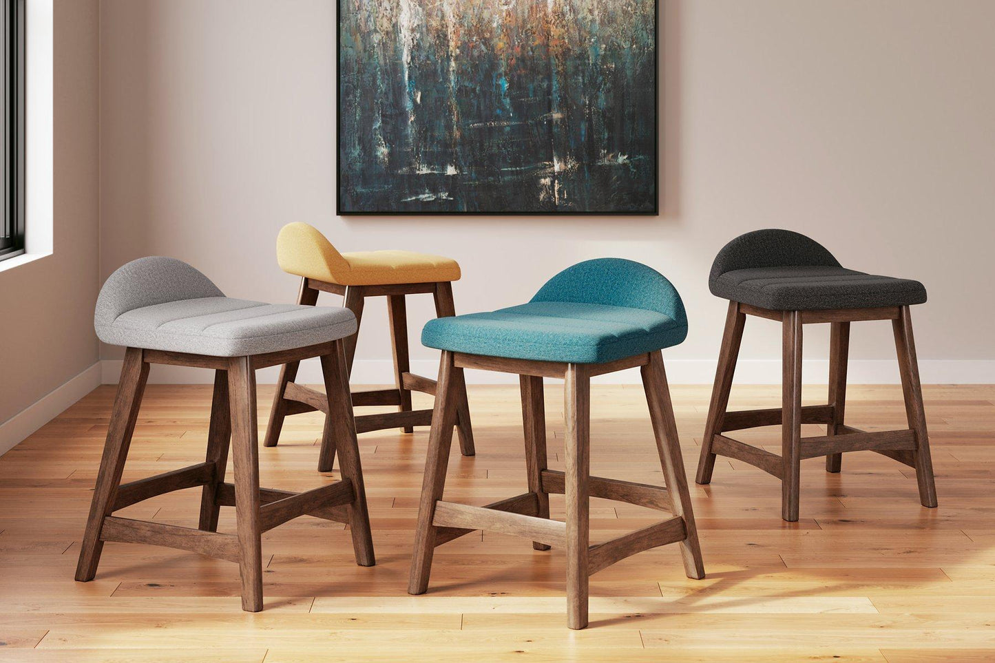 Tabouret de bar Lyncott hauteur comptoir