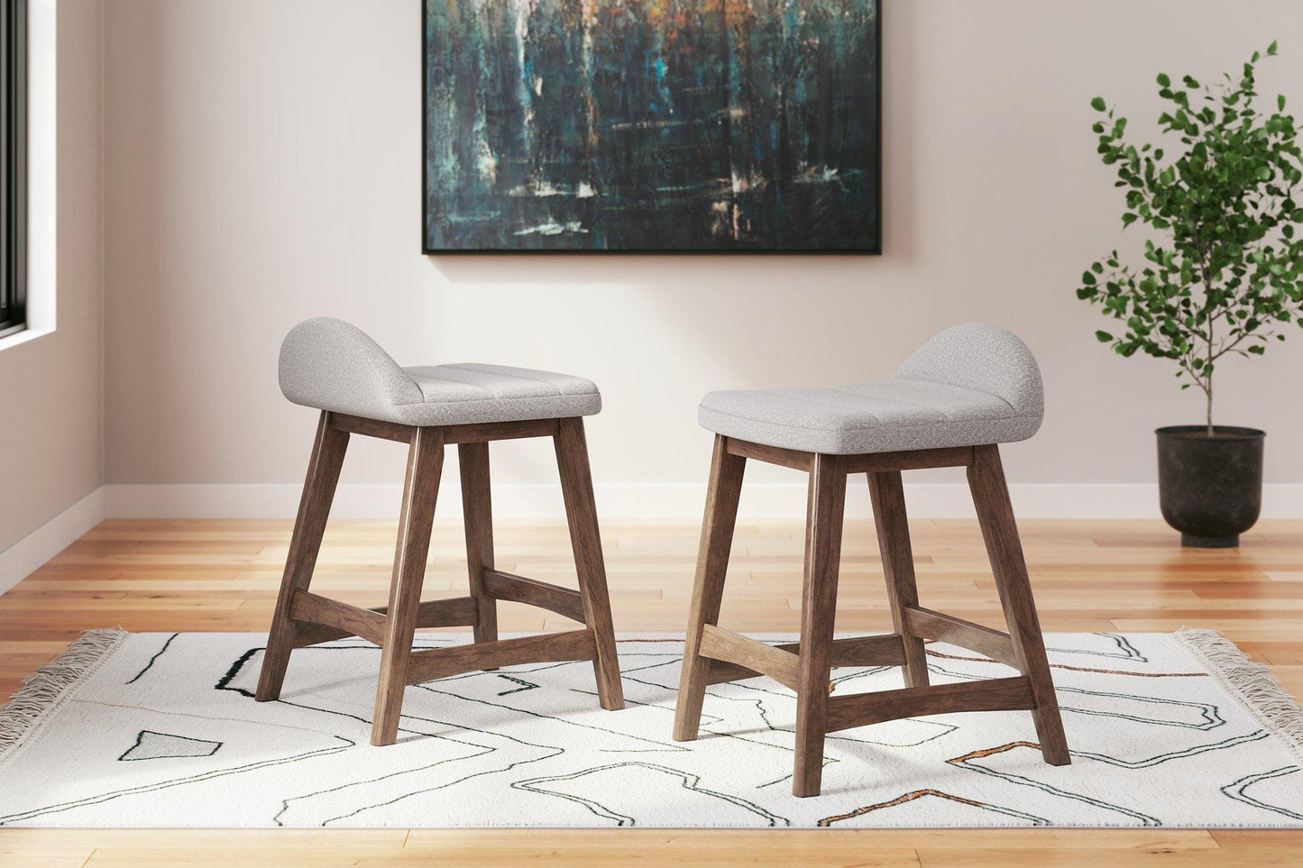 Tabouret de bar Lyncott hauteur comptoir