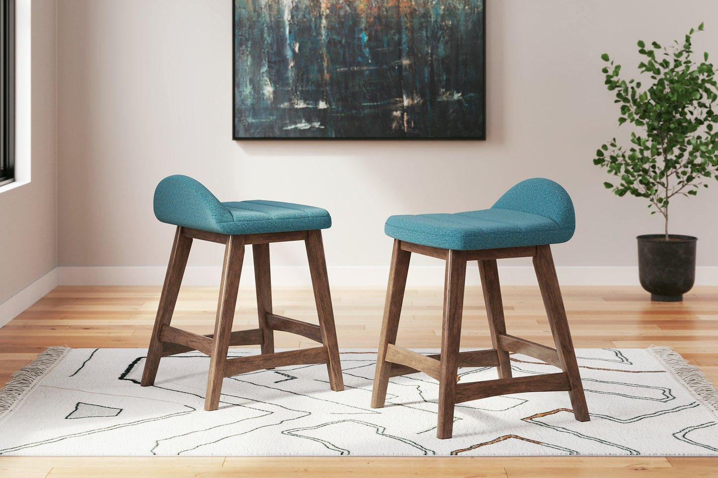 Tabouret de bar Lyncott hauteur comptoir
