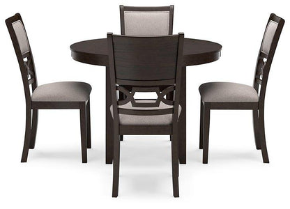 Table à manger Langwest et 4 chaises (ensemble de 5)