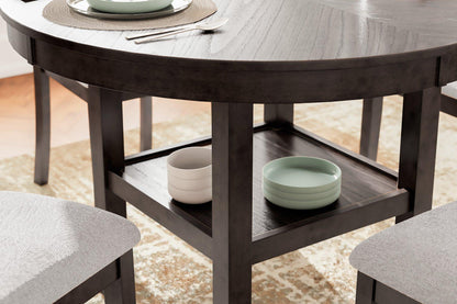Table à manger Langwest et 4 chaises (ensemble de 5)