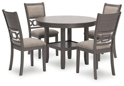 Table à manger Wrenning et 4 chaises (ensemble de 5)