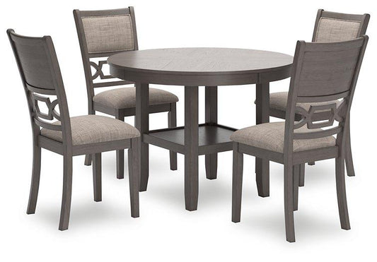 Table à manger Wrenning et 4 chaises (ensemble de 5)