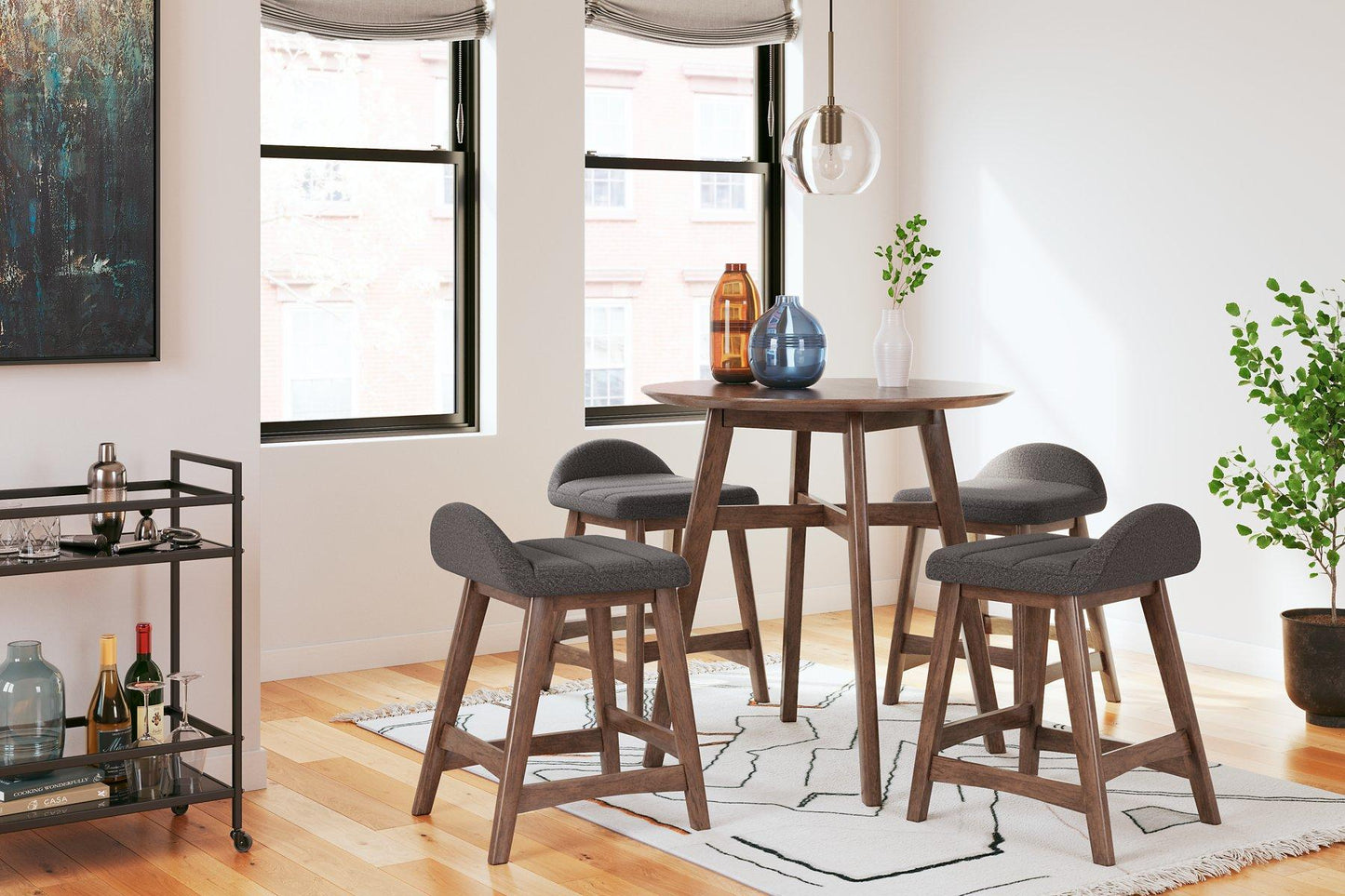 Tabouret de bar Lyncott hauteur comptoir