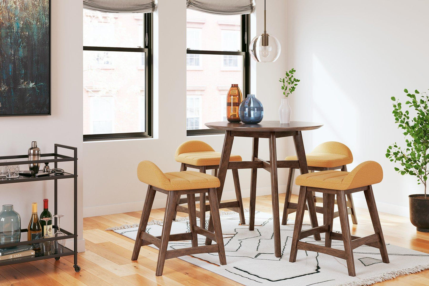Tabouret de bar Lyncott hauteur comptoir