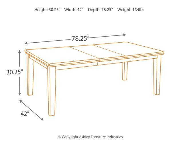 Table à manger extensible Haddigan