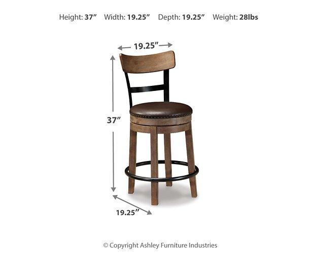 Tabouret de bar à hauteur de comptoir Pinnadel
