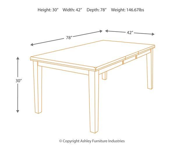 Table à manger extensible Ralene
