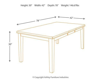 Table à manger extensible Ralene