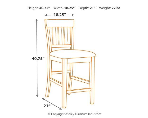 Tabouret de bar Haddigan pour comptoir