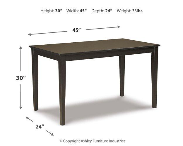 Table à manger Kimonte