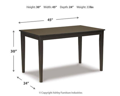 Table à manger Kimonte