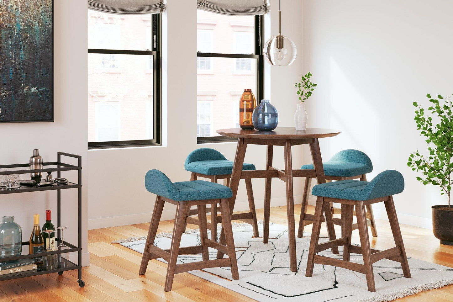 Tabouret de bar Lyncott hauteur comptoir
