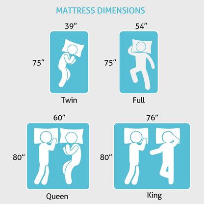 Matelas SweDrea 10 pouces hybride à ressorts, à soulagement de la pression et rafraîchissant, moelleux, certifié CertiPUR-US, SGS et OEKO-TEX.