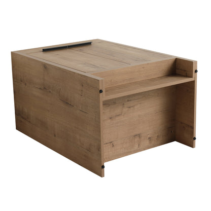 Meuble-lavabo de salle de bain Beingnext 24/30/36 avec lavabo, meuble-lavabo de salle de bain autoportant avec porte à fermeture amortie et étagère réglable