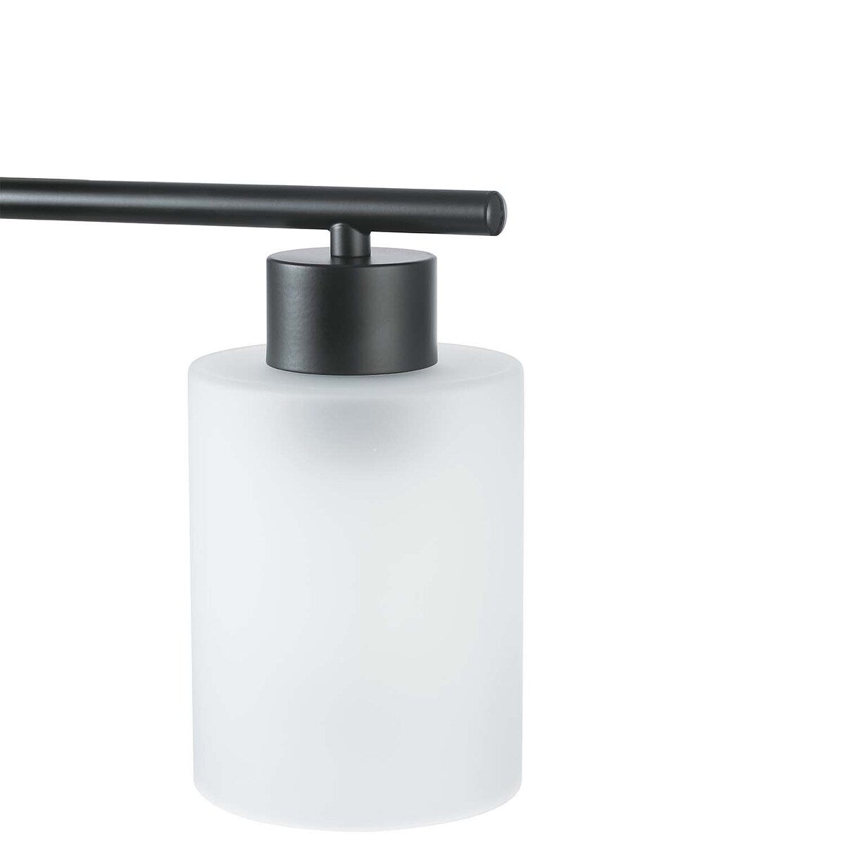 Applique murale de salle de bain Bellevue Lydia à 3 lumières, 23 pouces de large, avec abat-jour givré