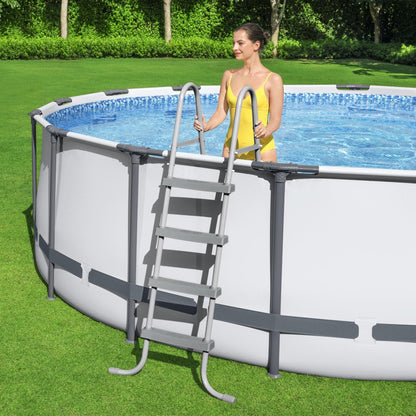 Piscine hors sol Bestway Steel Pro MAX ronde avec pompe et couverture