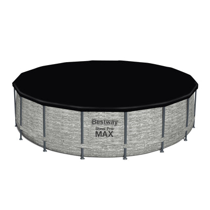 Piscine hors sol Bestway Steel Pro MAX ronde avec pompe et couverture