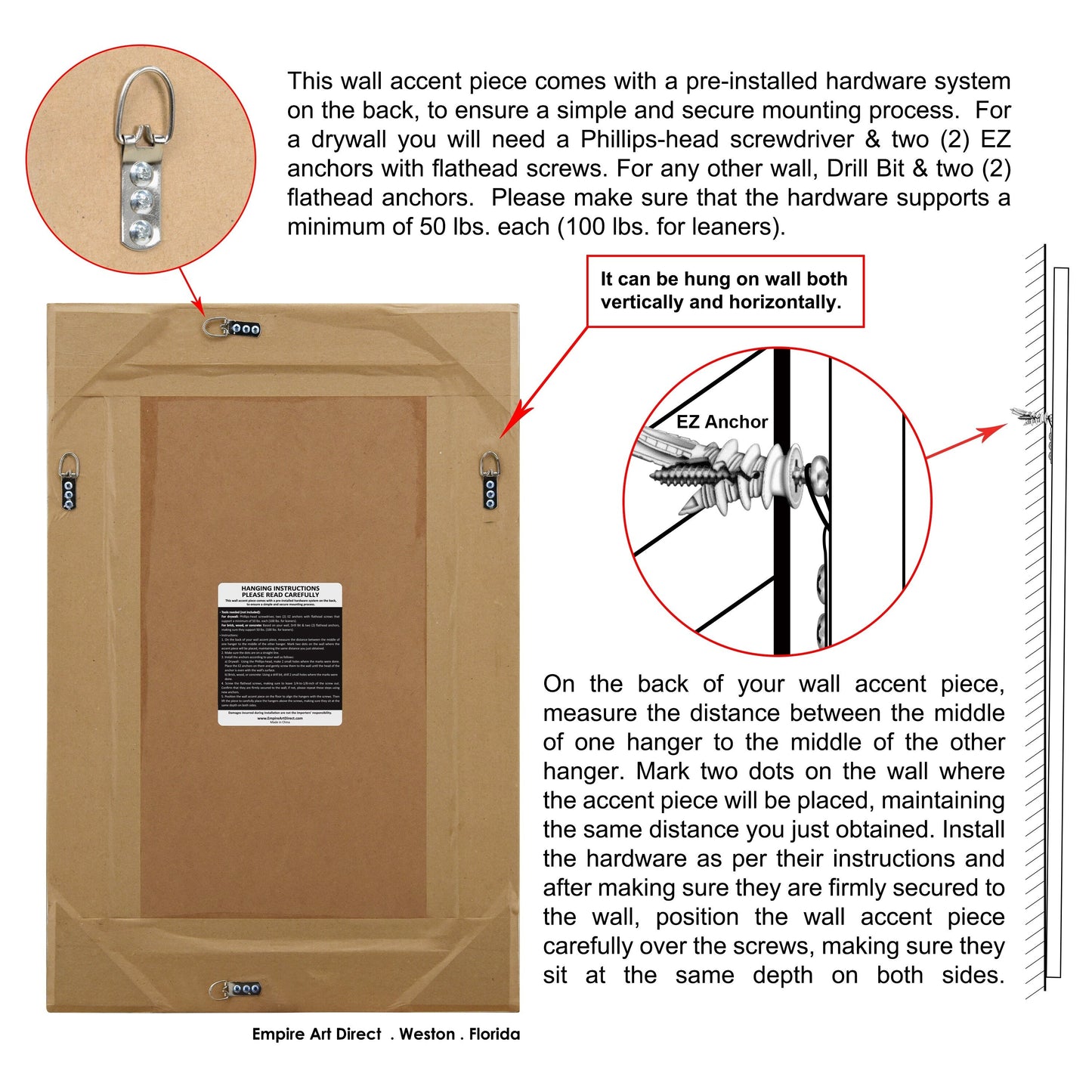 Miroir rectangulaire biseauté transparent haute définition à fixer au mur pour salle de bain, meuble-lavabo, chambre à coucher, 3 tailles