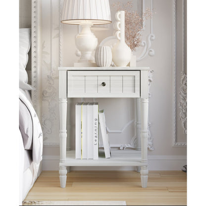 Lit à panneaux capitonné Billy avec 2 tables de chevet