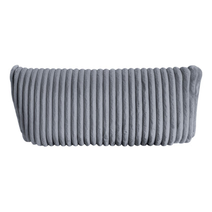 Fauteuil inclinable manuel pivotant et basculant en velours côtelé Braidy