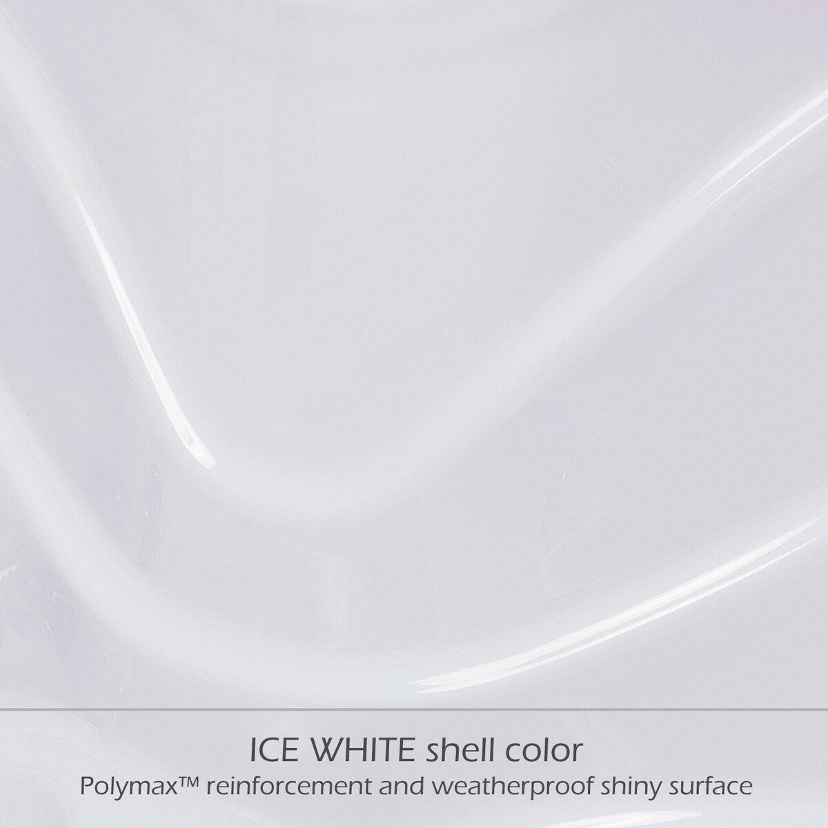 Bain à remous Buenospa Jersey 6 places, 46 jets, blanc glace, gris avec ozone et lumières LED.