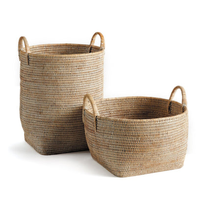 Panier en osier de Birmanie pour verger, lot de 2