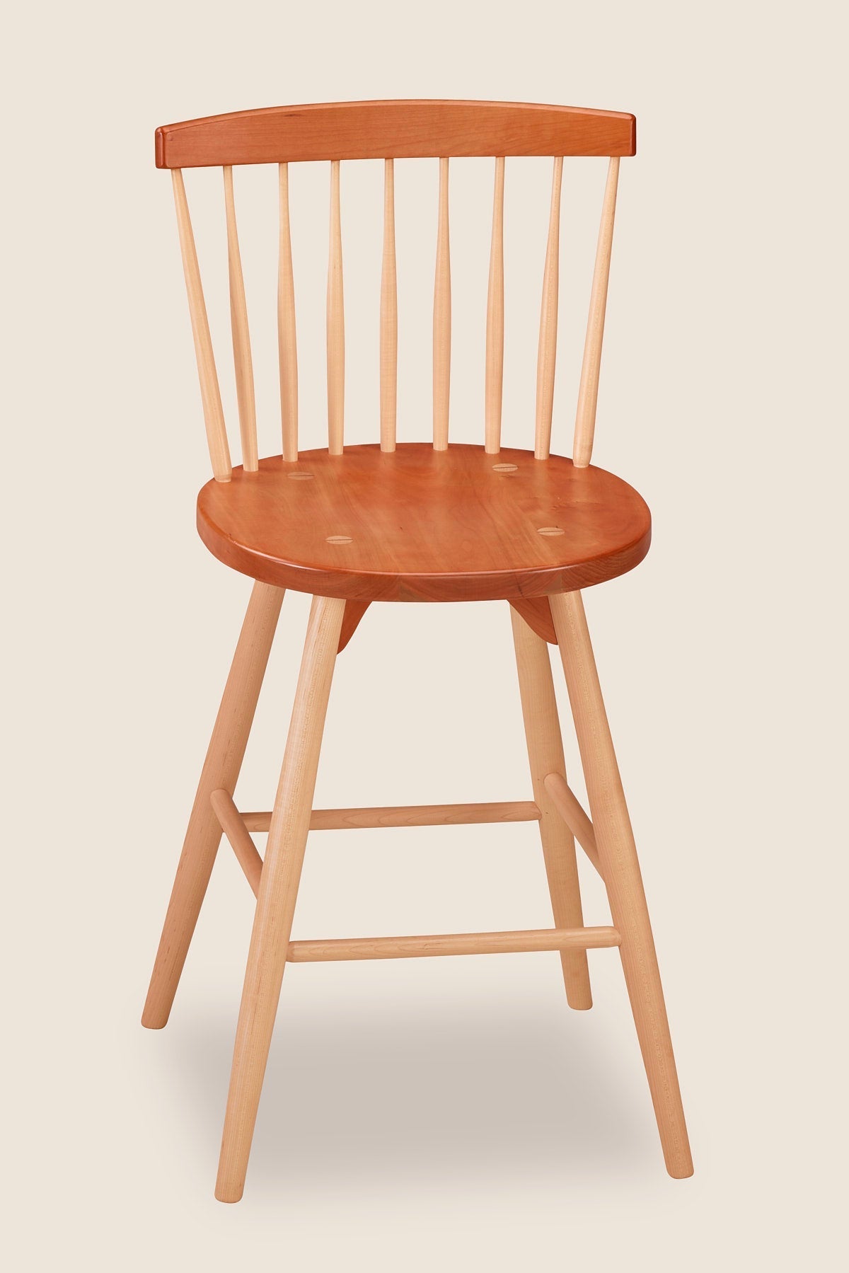 Tabouret Chilton Spindle - Cerisier et érable