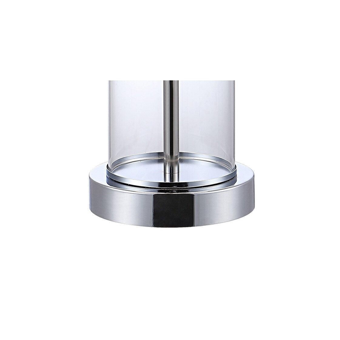 Lampe de table LED Cabell 21 en verre, style moderne et contemporain, avec port de charge USB, bronze vieilli (lot de 2) par JONATHAN Y