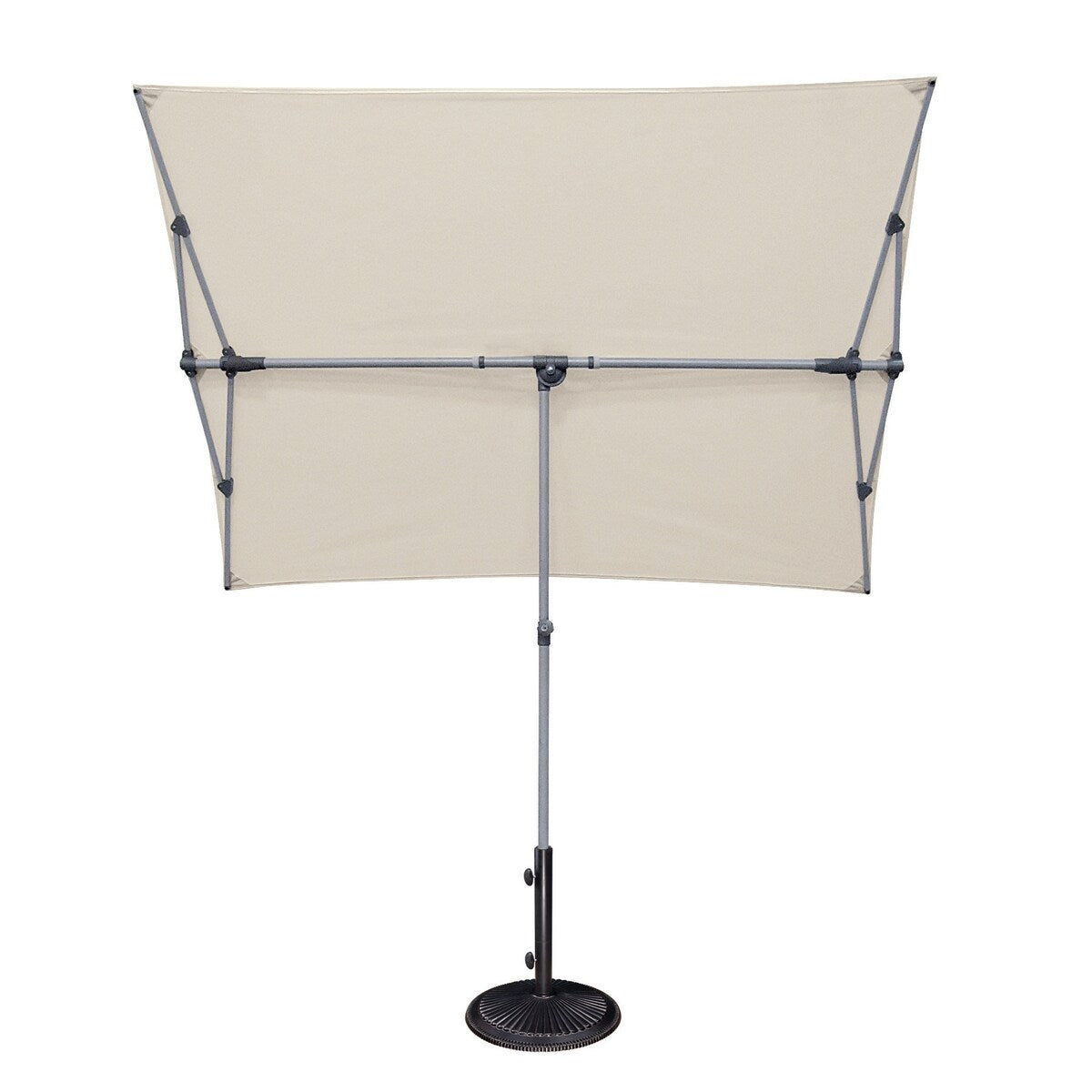 Parasol de balcon rectangulaire SimplyShade Capri de 1,51 m x 2,11 m