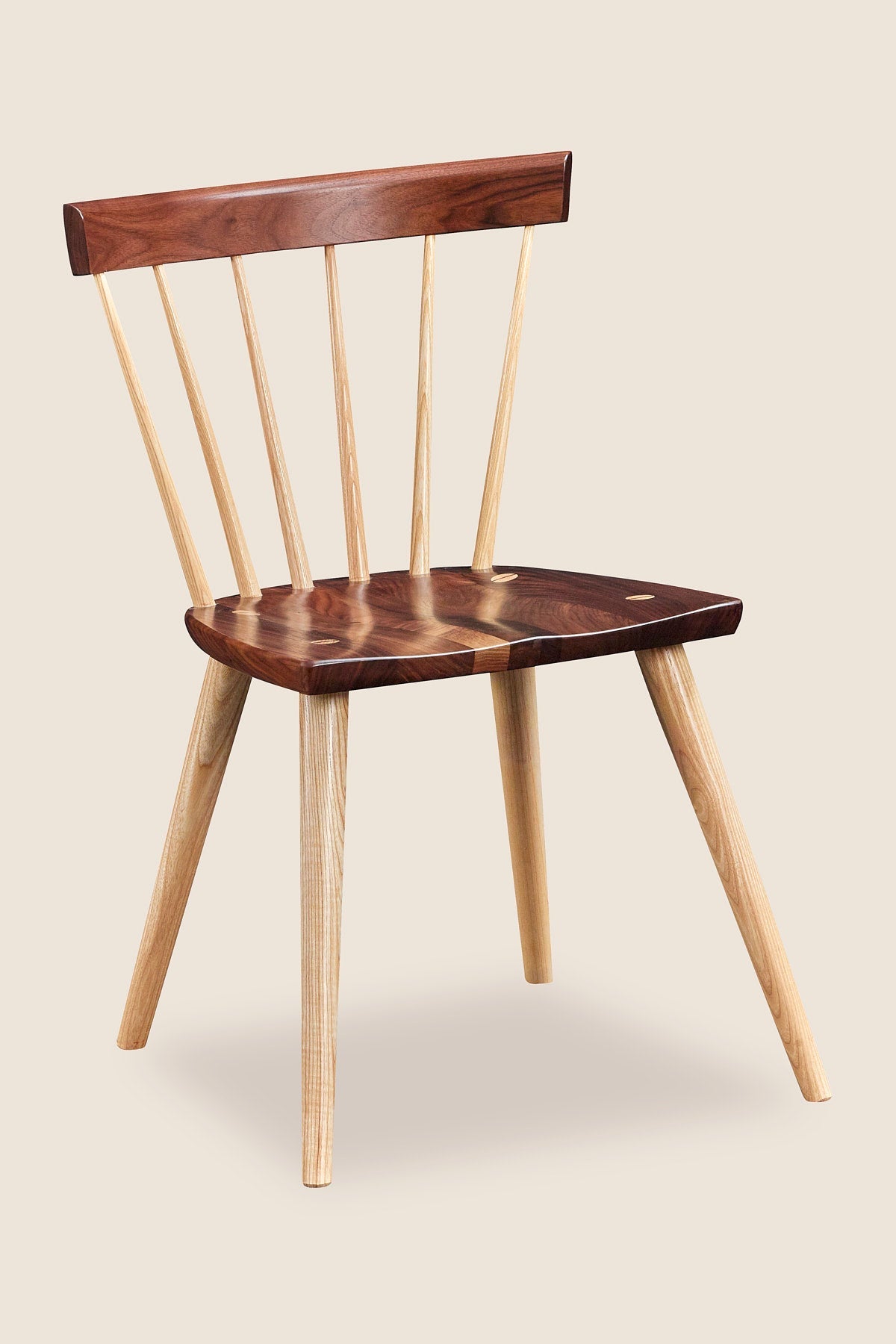 Chaise Boston - Noyer et frêne