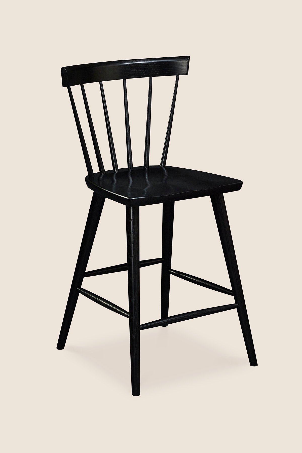 Tabouret Boston - Chêne rouge noir