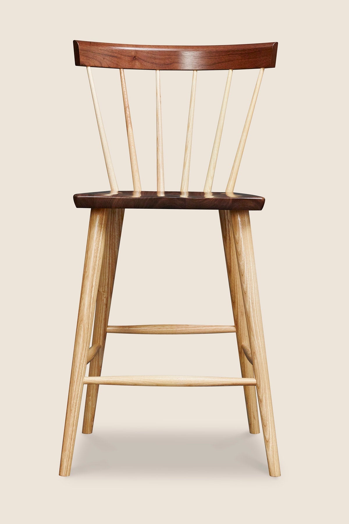 Tabouret Boston - Noyer et frêne