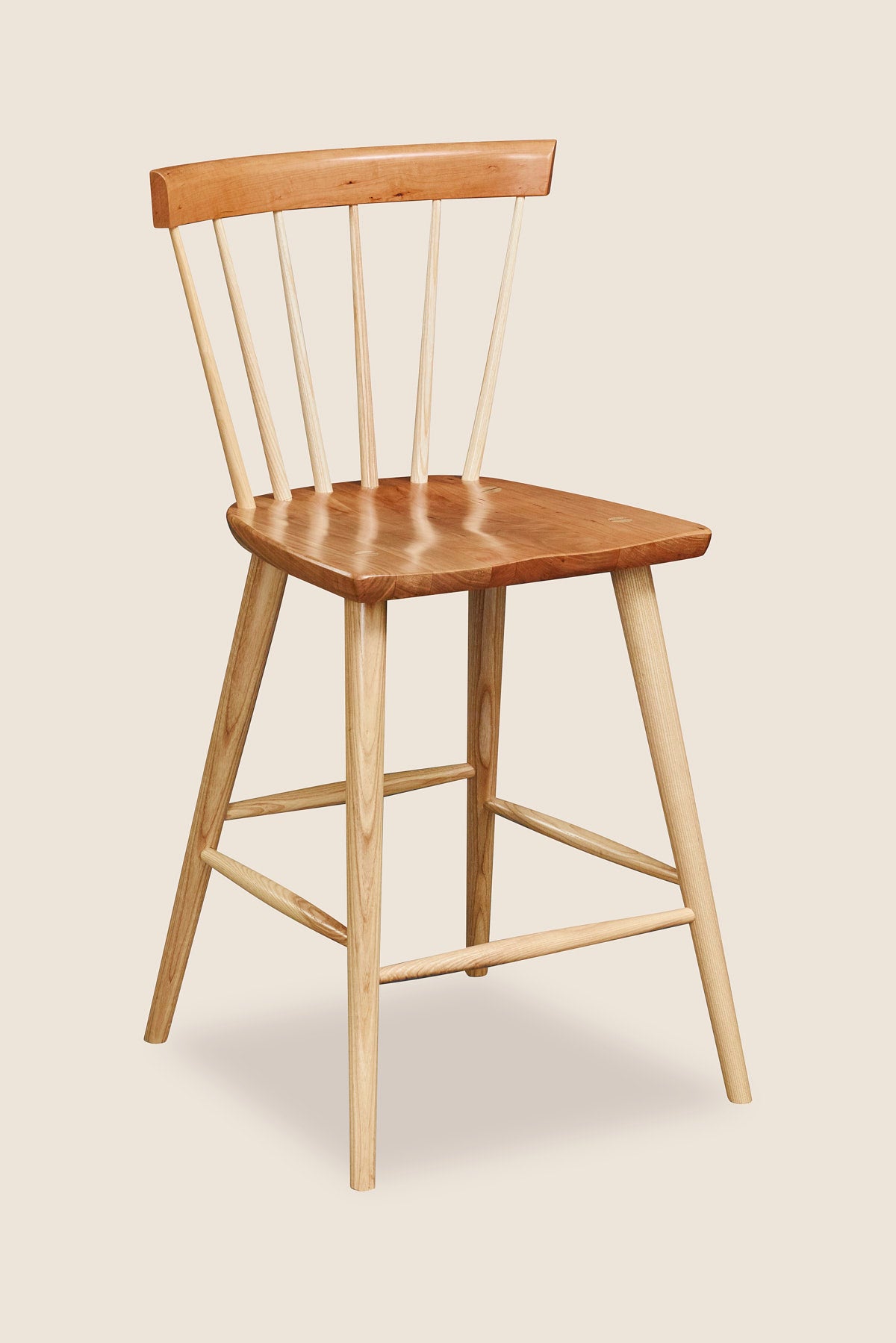 Tabouret Boston - Cerisier et frêne
