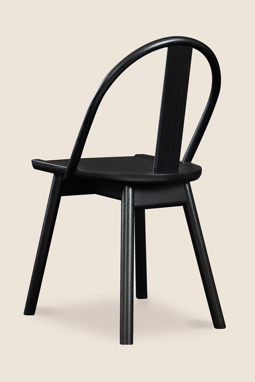 Chaise Atlas - Chêne noir et blanc